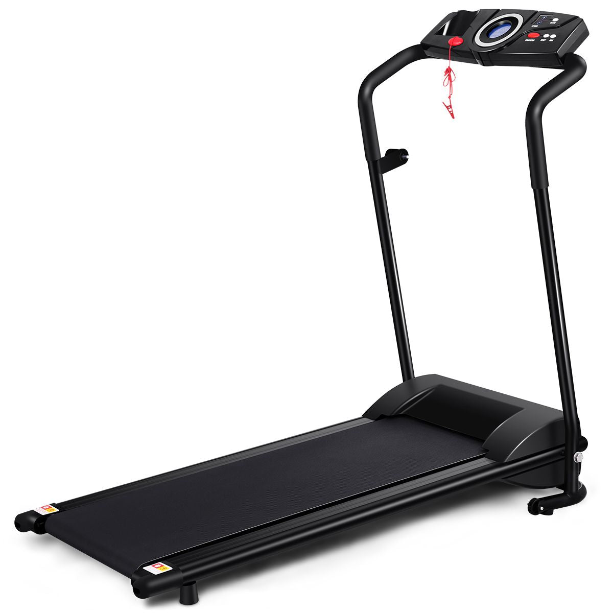 Elektrisches Laufband Klappbar Heimtrainer Rollbar Fitnessgerät LCD Display