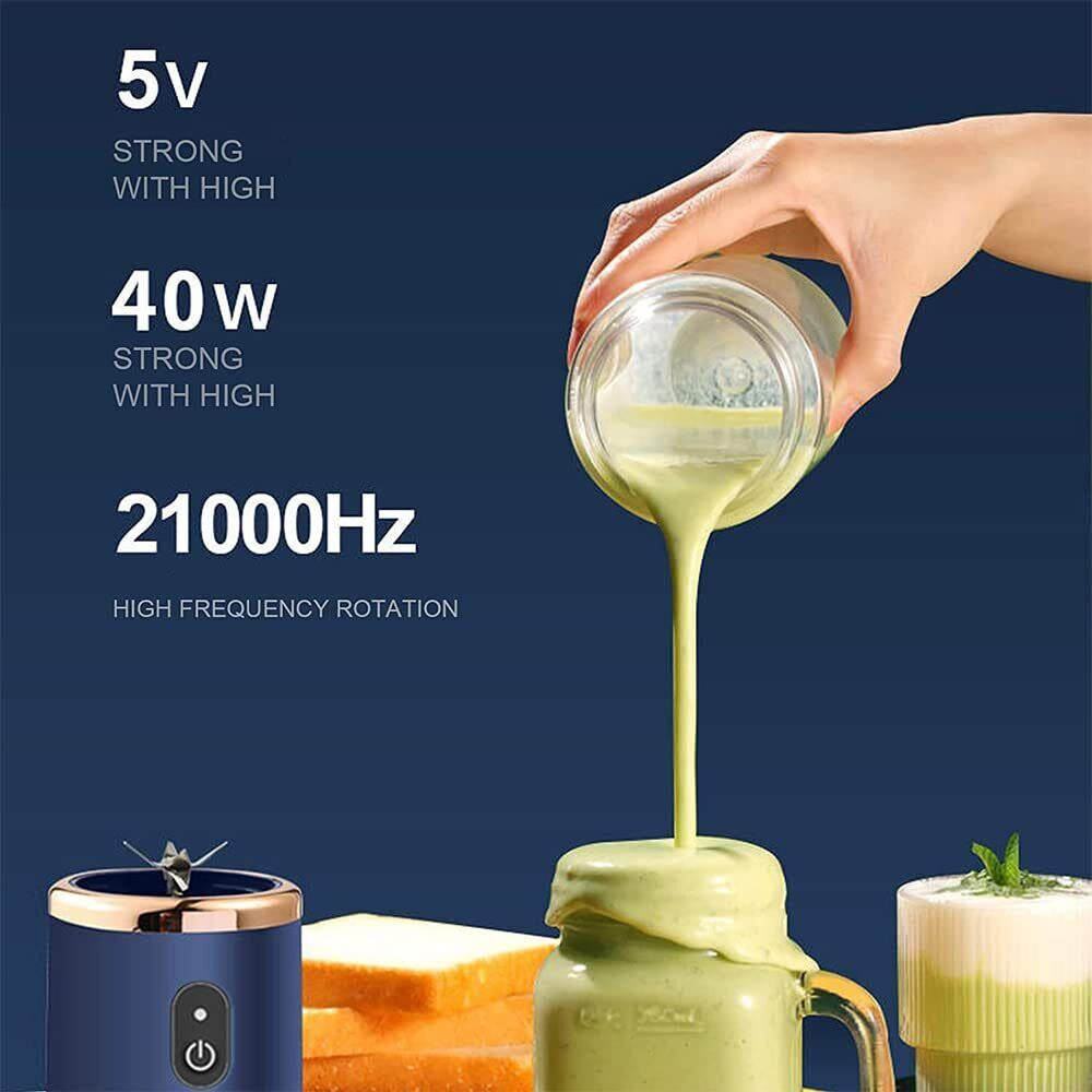 400+400Ml Standmixer Smoothie Maker Zerkleinerer Multifunktion Mixer Milchshaker